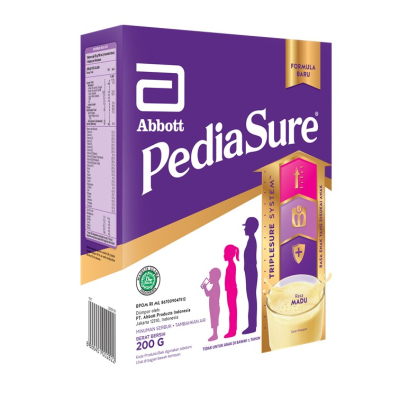 PediaSure Triplesure Susu Formula Pertumbuhan Anak Madu 200 gram