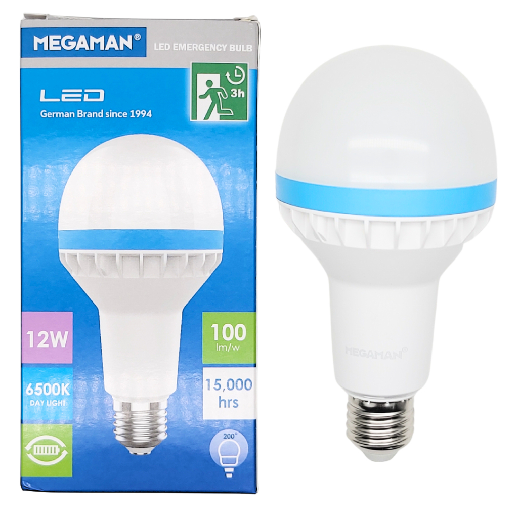 Lampu LED Megaman 9 & 12 Wat Emergency LED Ac Dc Megaman 9w 12w