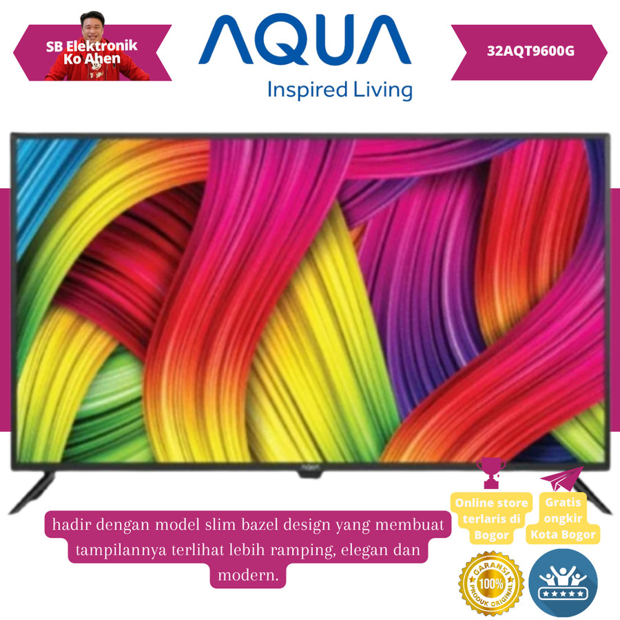 TV AQUA - 32AQT9600G LED TV 32 Inch Digital