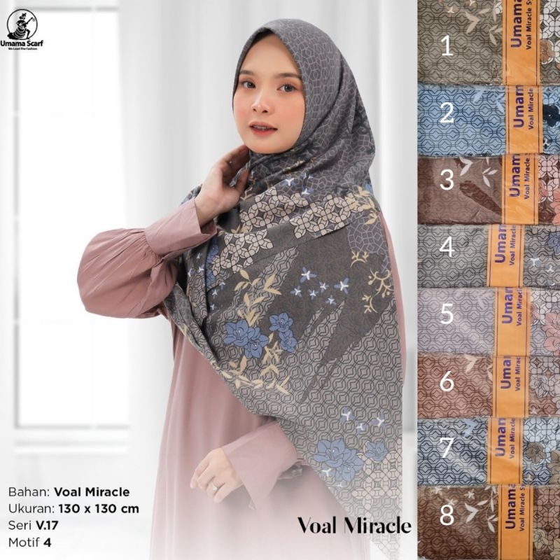 UMAMA SCARF _ Segi empat umama syari / segi tiga umama jumbo / segiempat motif syari