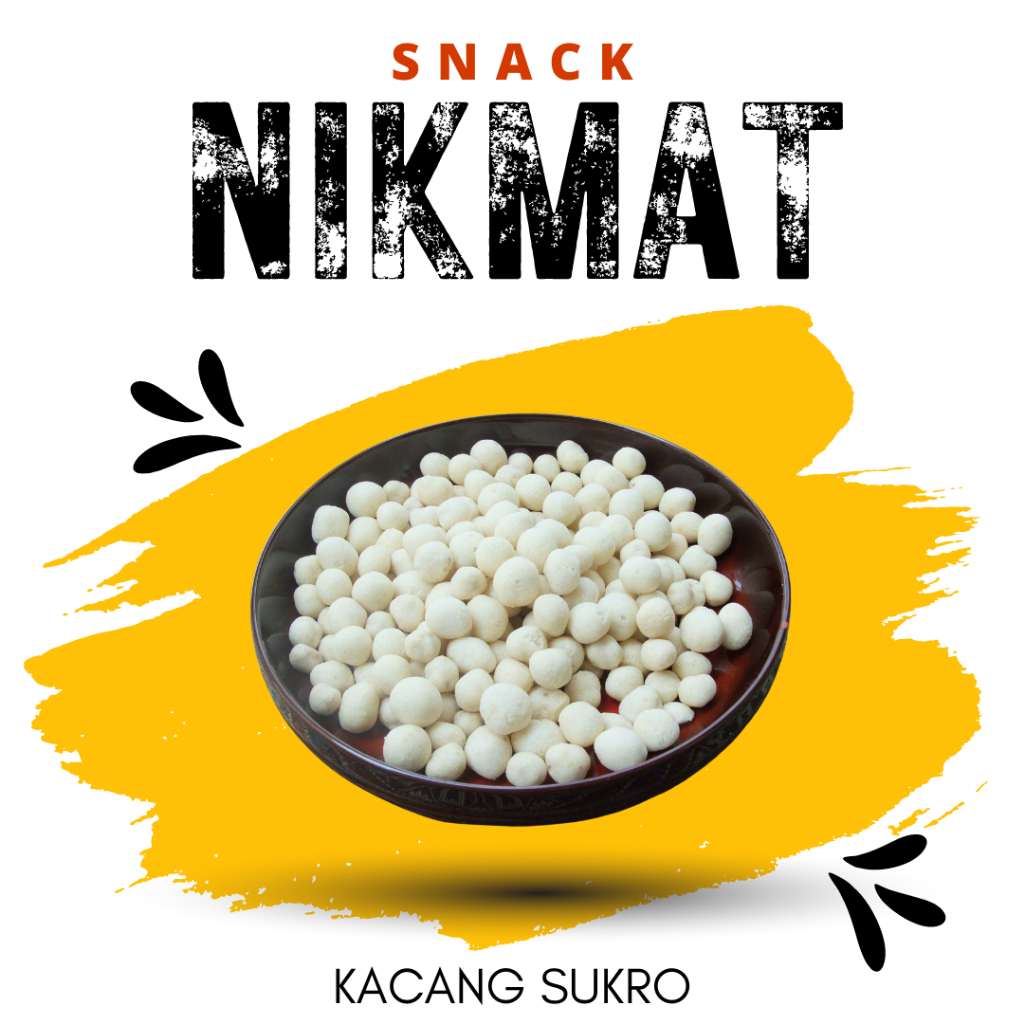 

[SNACK NIKMAT] Kacang Sukro / Kacang Putih / Snack Cemilan Makanan Ringan / Camilan Gurih Asin