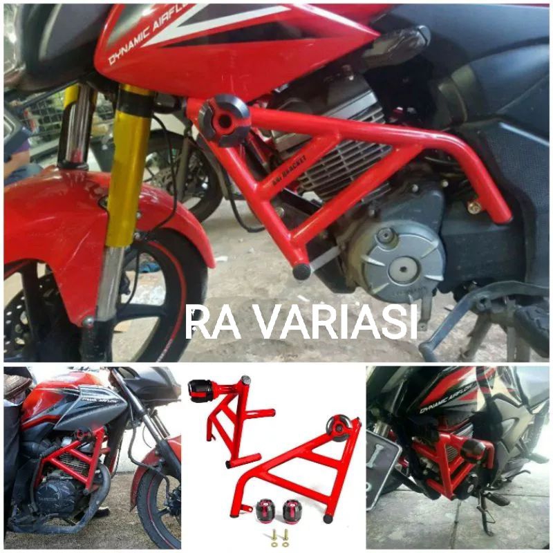 Crashbar Honda Verza 150 Tubular Verza Old plus Jalu slider agna