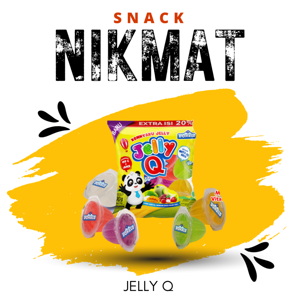 

[SNACK NIKMAT] Jelly Q / Jelly Kiloan / Snack Cemilan Makanan Ringan / Camilan Jelly