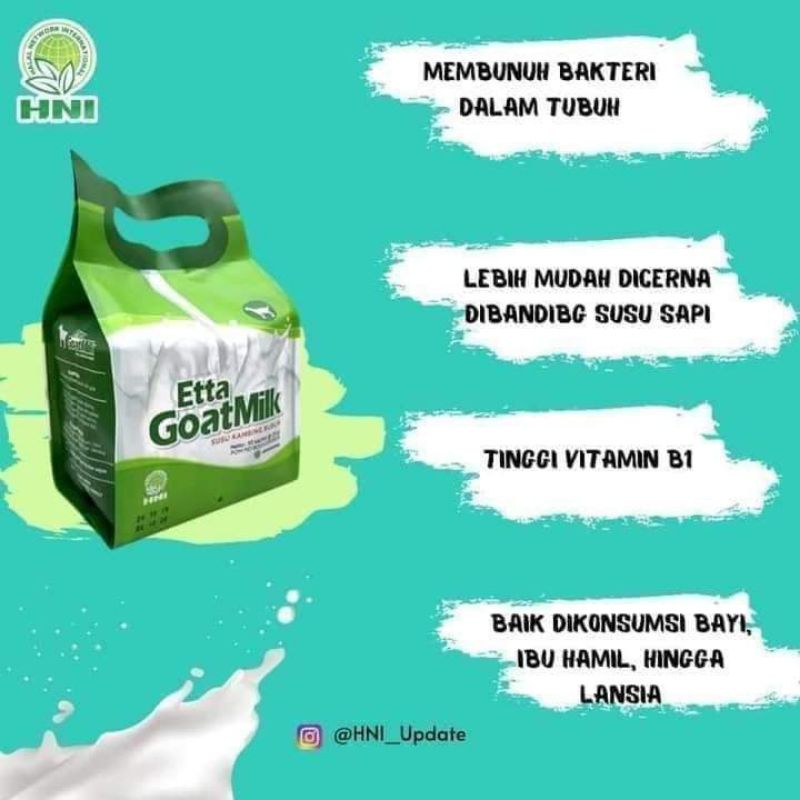 

ettagoat milk HNI/Susu kambing HNI