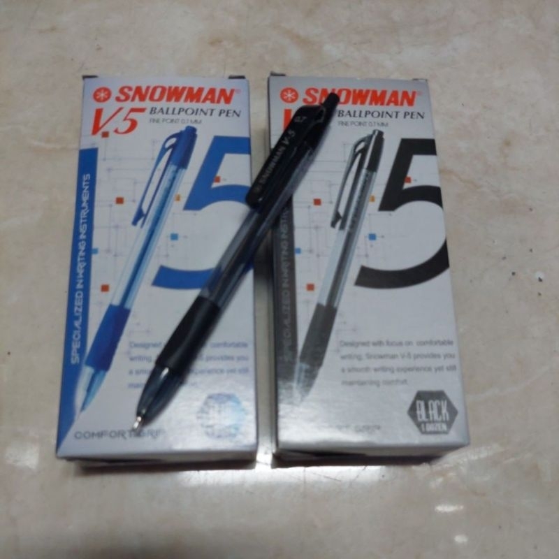 

(PAK) Pulpen Snowman V5 0.7 / Pulpen Cetek V5 Snowman 0.7