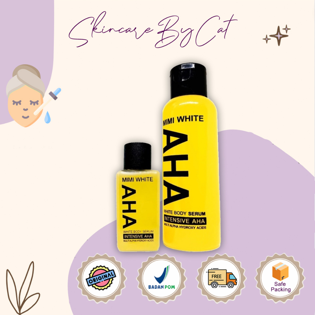 MIMI WHITE AHA serum | mimi white aha serum | skincarebycat