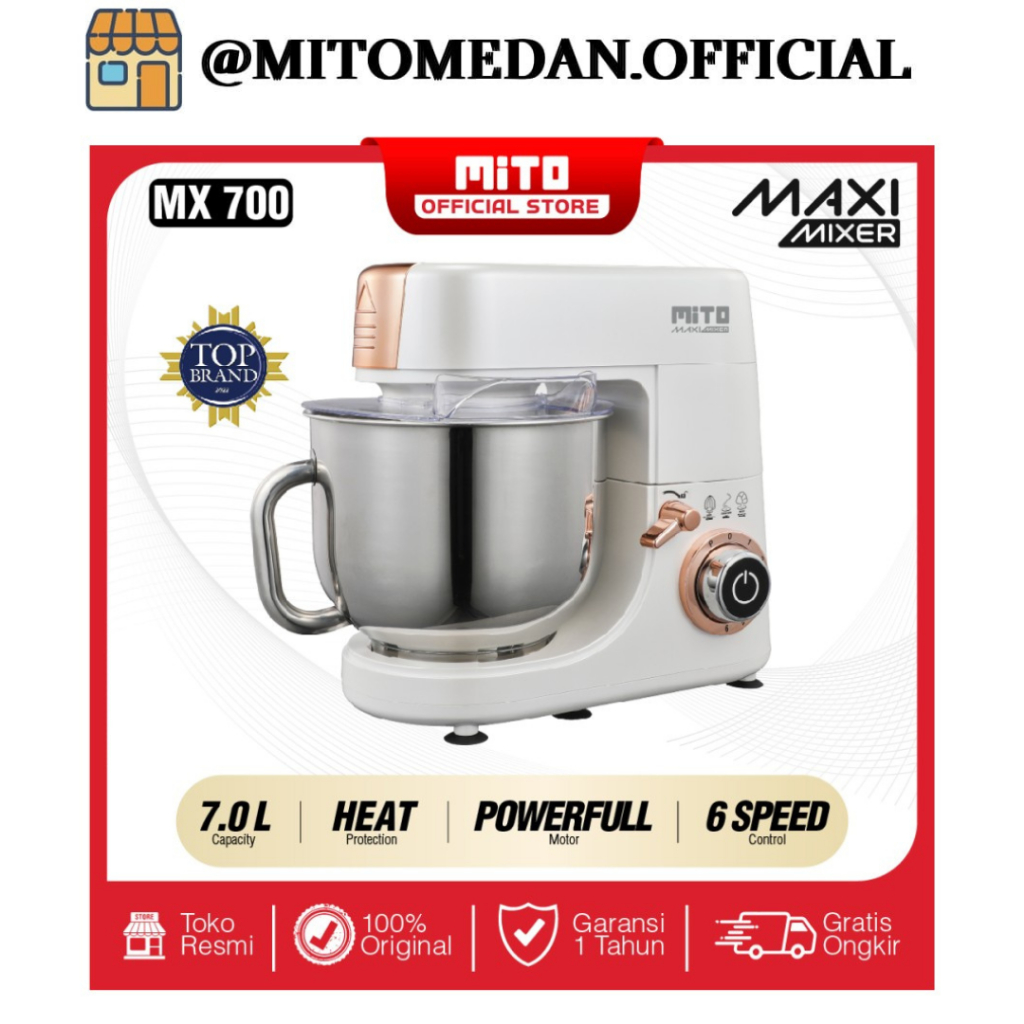 Mito Medan - Mixer Mito Maxi MX700 7Liter