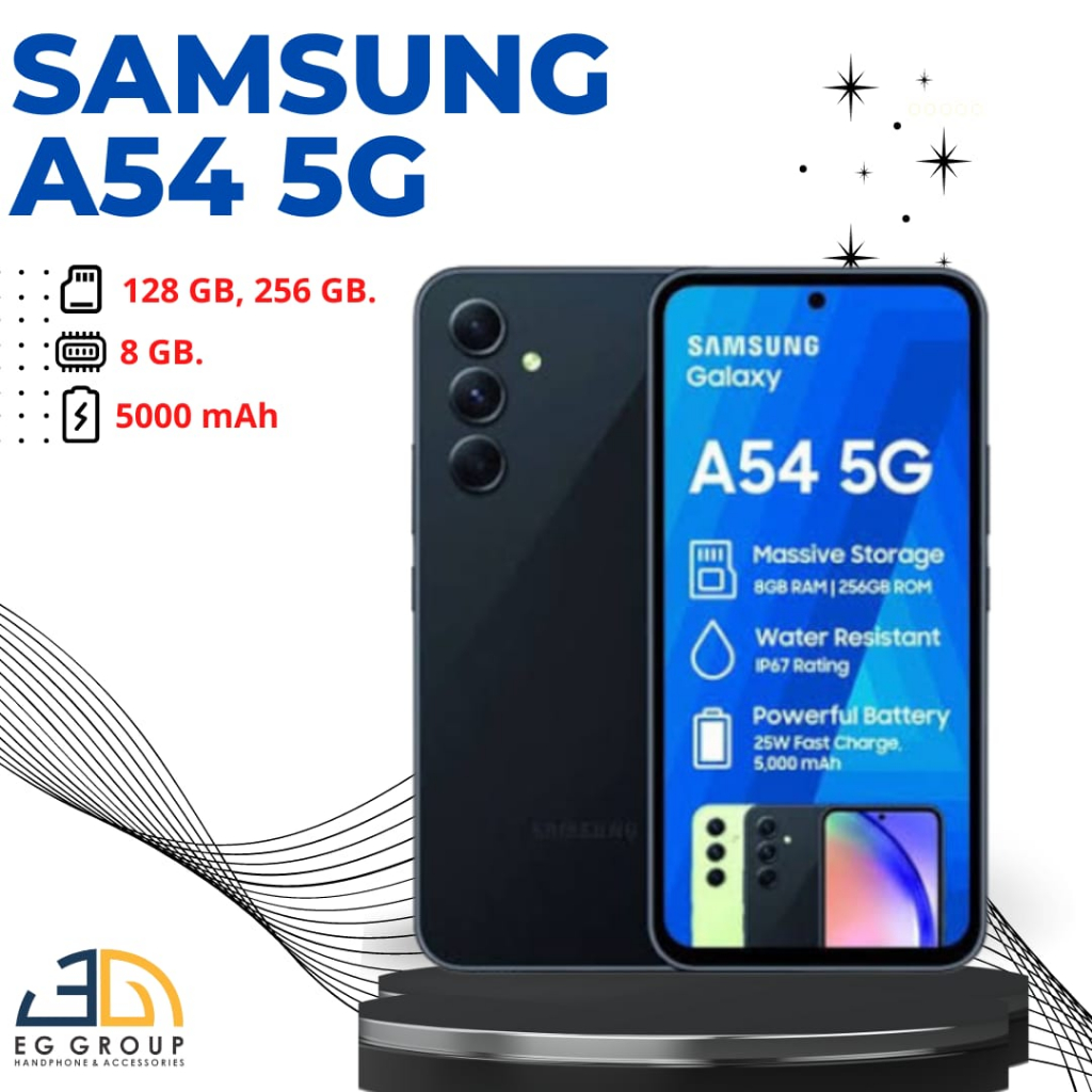 Samsung A54 5G 8/128 GB 8/256 GB Baru Garansi Resmi