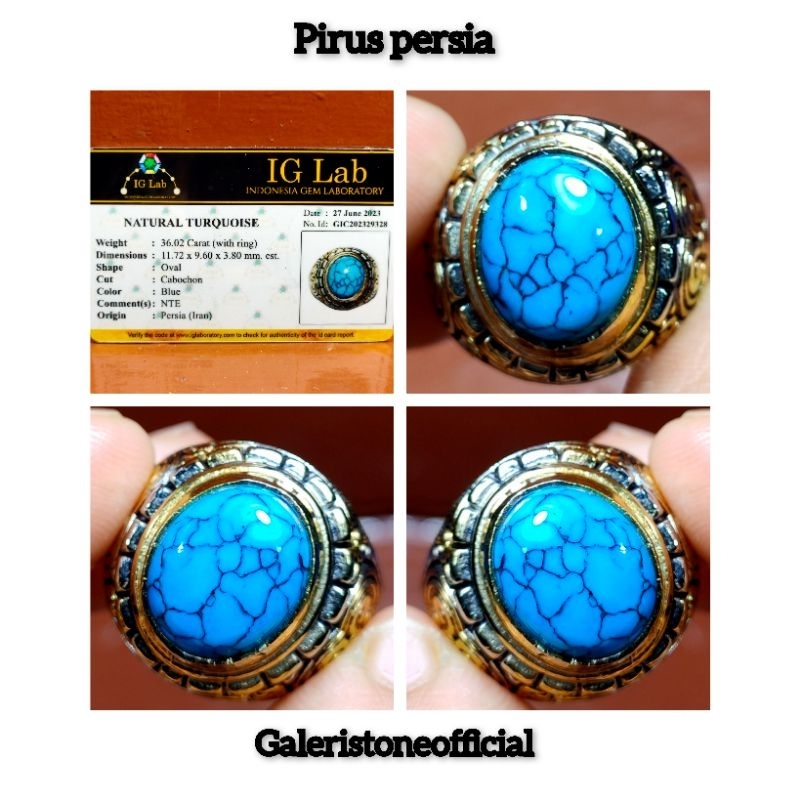 NATURAL BATU PIRUS PERSIA + memo lab ya