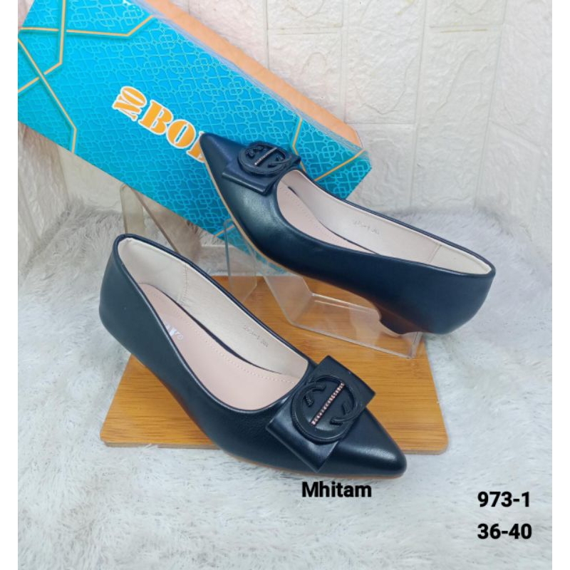 SEPATU HAK IMPORT WANITA NOBODY 973-1