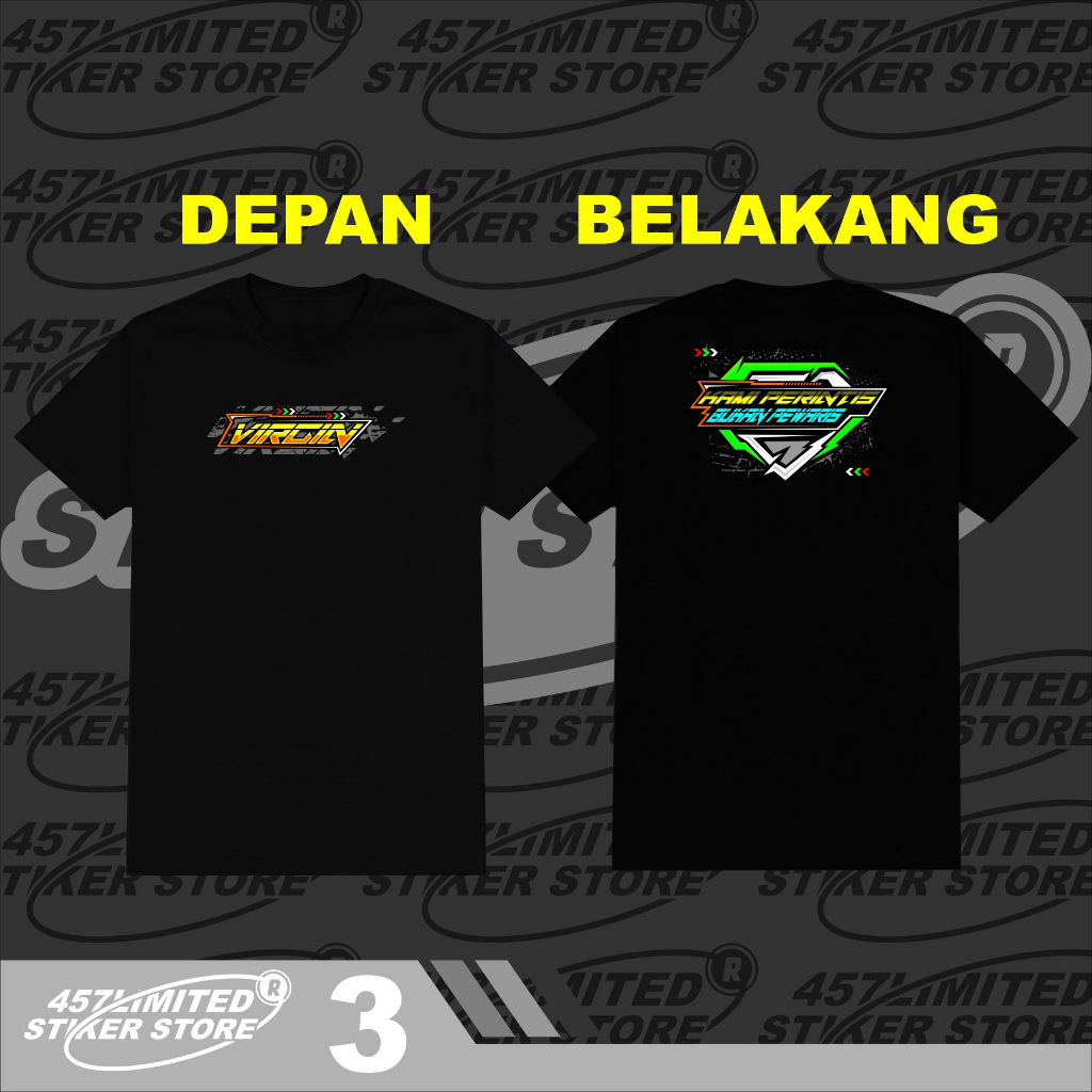 Baju Kaos Racing TEAM bisa ganti nama dan request warna susai team