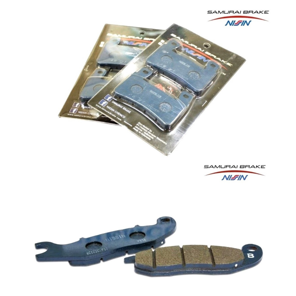 KAMPAS REM Nissin Samurai Brake 2 & 4 PISTON ORIGINAL Nissin Samurai