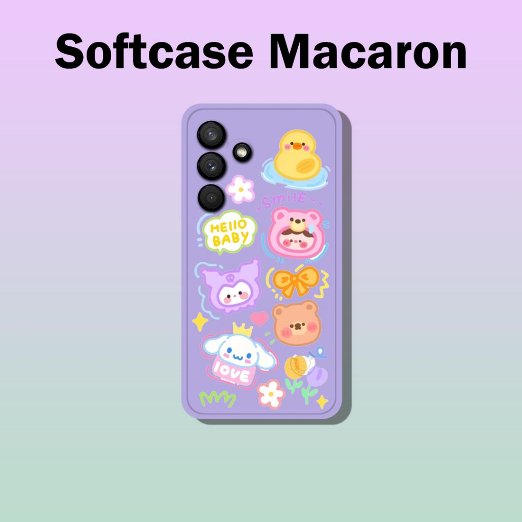 [MFM-03] Softcase Macaron For  Samsung A14 | Case Samsung A14 | Softcase Samsung A14 | Pelindung Hp Samsung A14 | Silikon  Samsung A14 | Softcase Lucu  Samsung A14 | Softcase Terbaru Samsung A14 5G