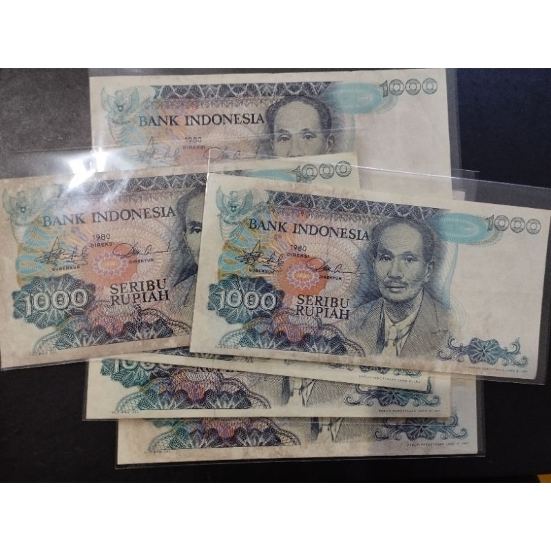 UANG KUNO 1000 RUPIAH DR. SOETOMO TAHUN 1980