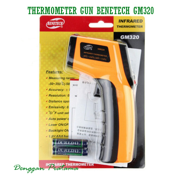 Thermometer Infrared Benetech GM320 Termometer Gun