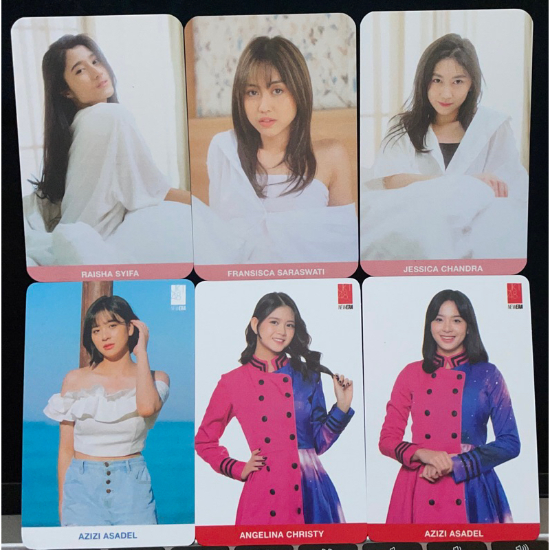 pc pp jkt48 zee shani christy gracia fiony marsha indira ella gracie michie freya photocard photopac