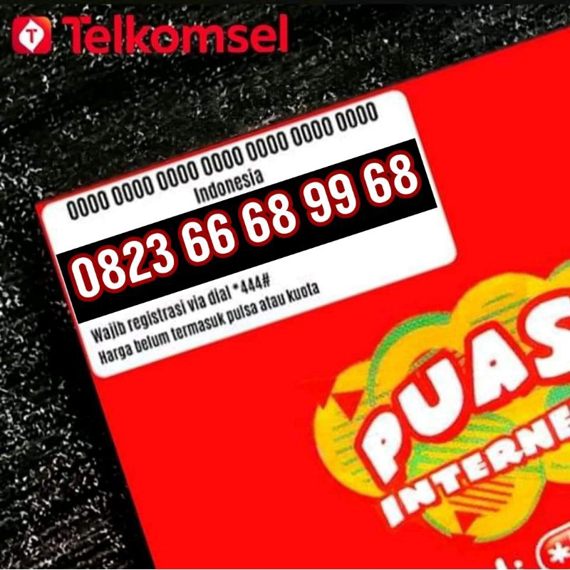 Nomor cantik perdana telkomsel 0823 6668 9968