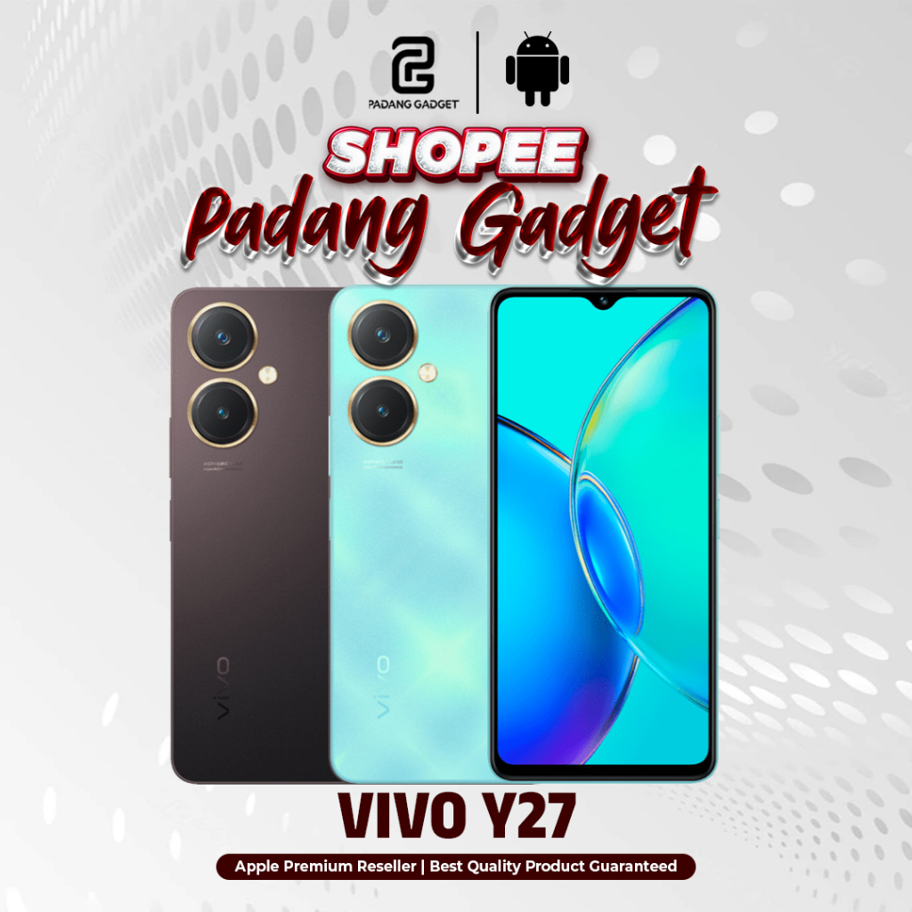 Vivo Y27 6/128 GB Smartphone Handphone Android Original Garansi Resmi Vivo 1 tahun