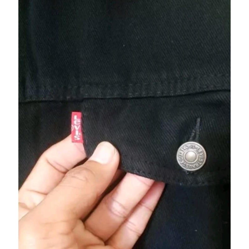 JAKET JEANS LEVIS ORI BLACK