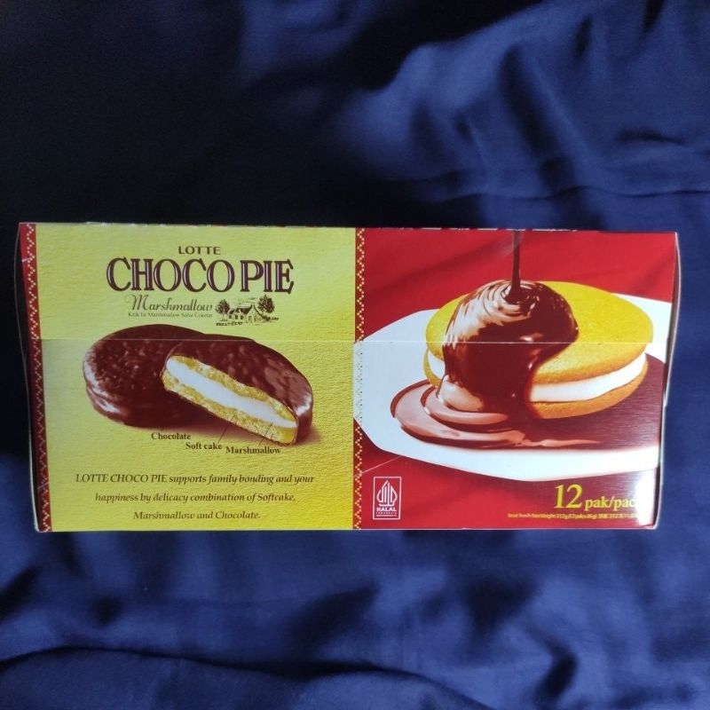 

Lotte chocopie marshmallow pack isi 12@26gr