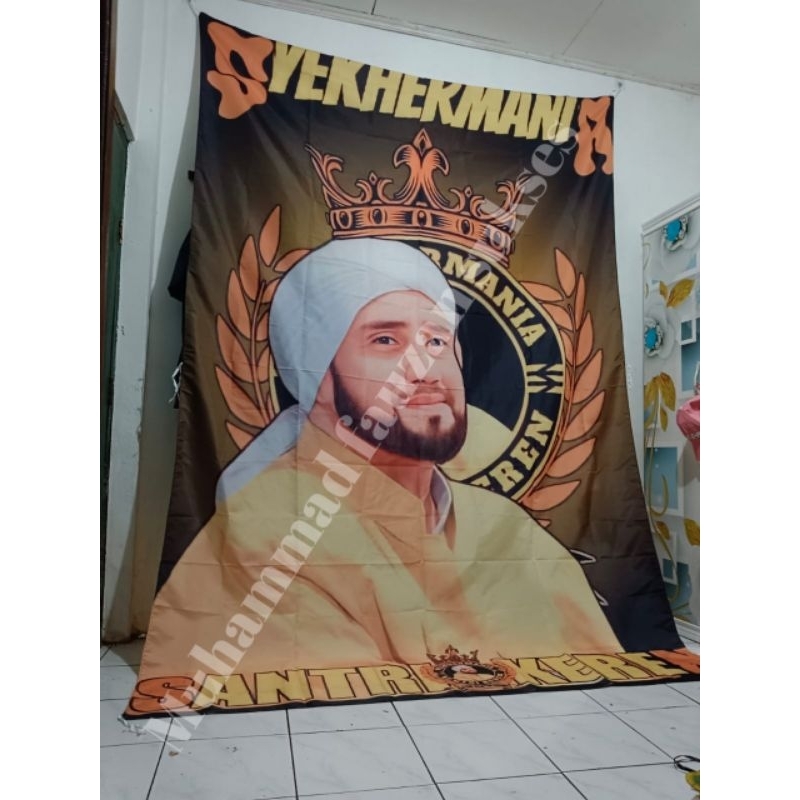 bendera SYEKHERMANIA full printing ukuran besar