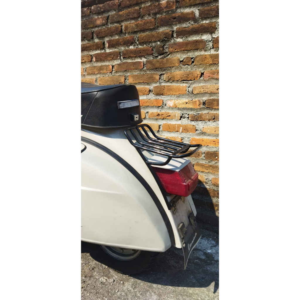Backrack Vespa Super Sprint Minimalis Premium / rak belakang / rak vespa