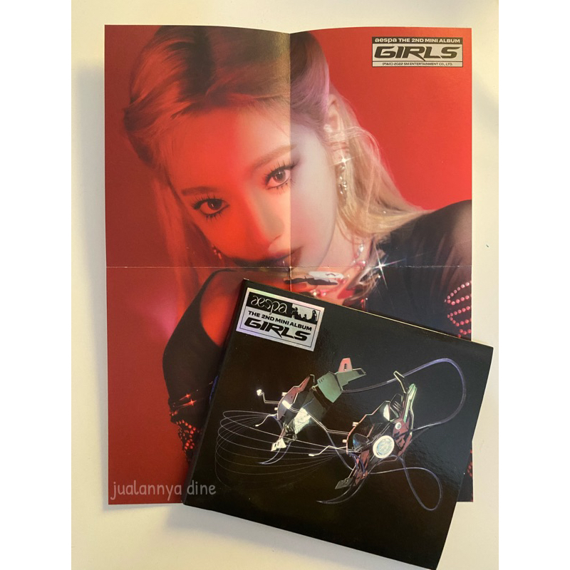 Album only aespa Girls Digipack Giselle ver + Poster Ningning [read description]