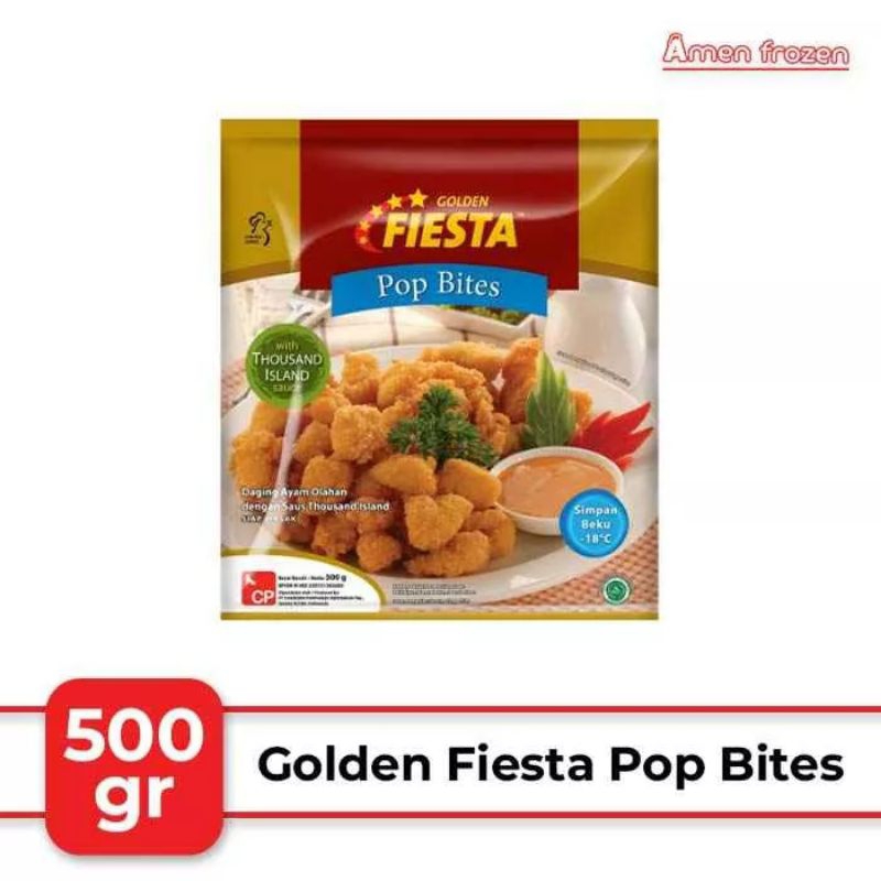 

fiesta golden pop bites 500gr