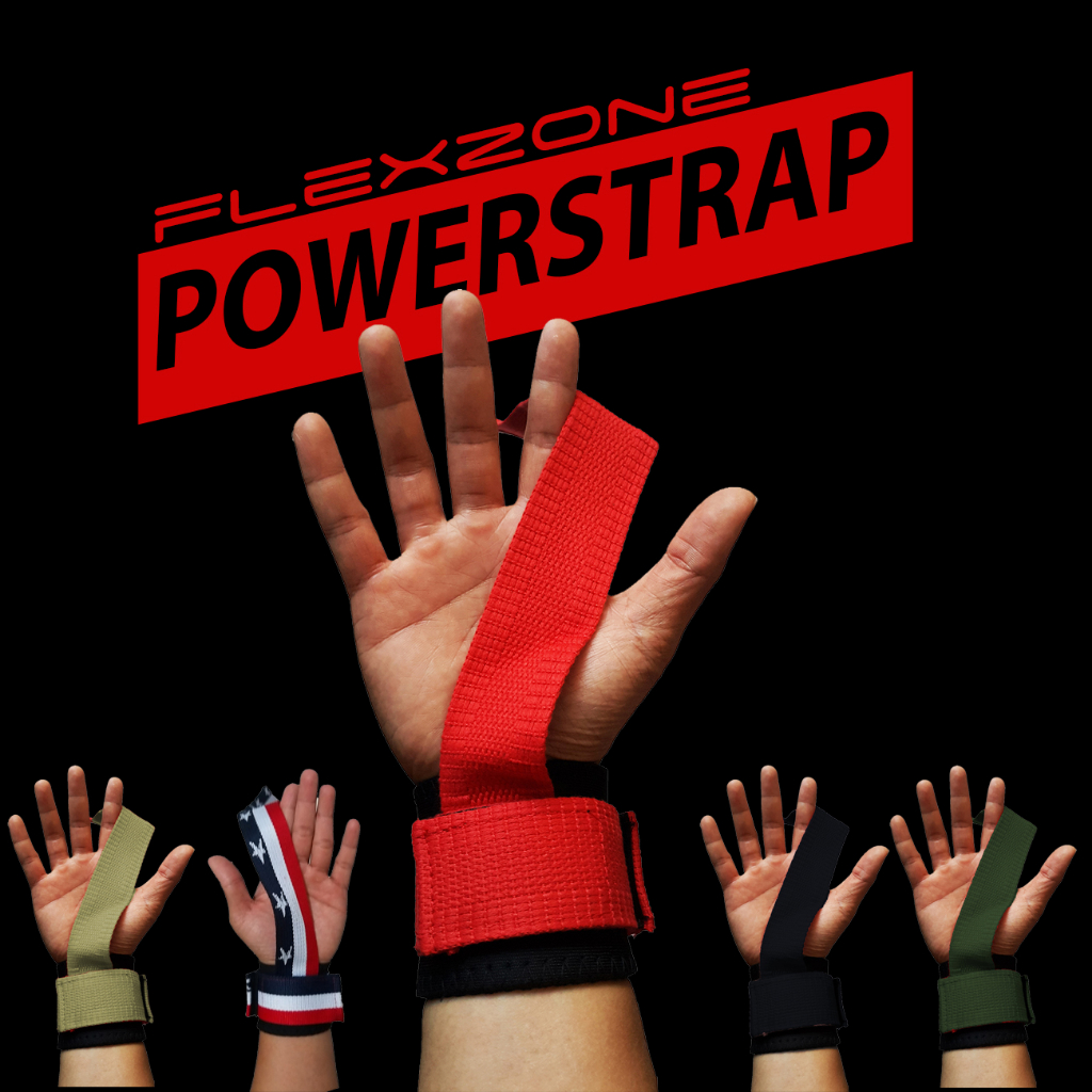 FLEXZONE Power Strap Aksesoris Fitness Gym Angkat Berat FAP-001