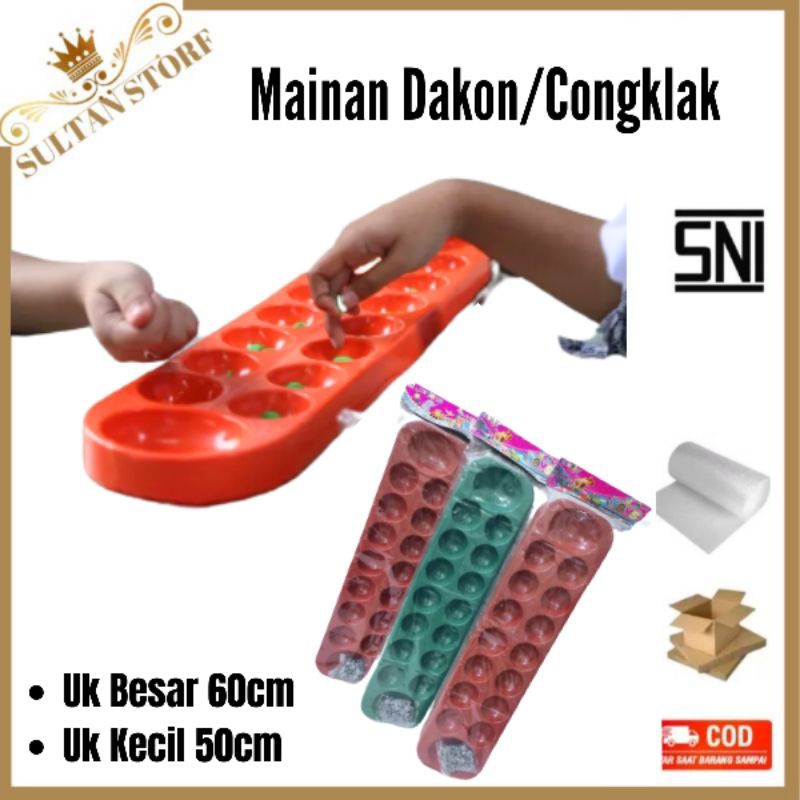 Dakon Congklak plastik mainan tradisional