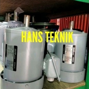 Dinamo Hitachi 1 HP 3 Phase 0,75 kw Electro Motor 750 watt TFO 1 PK 4 Pole Original