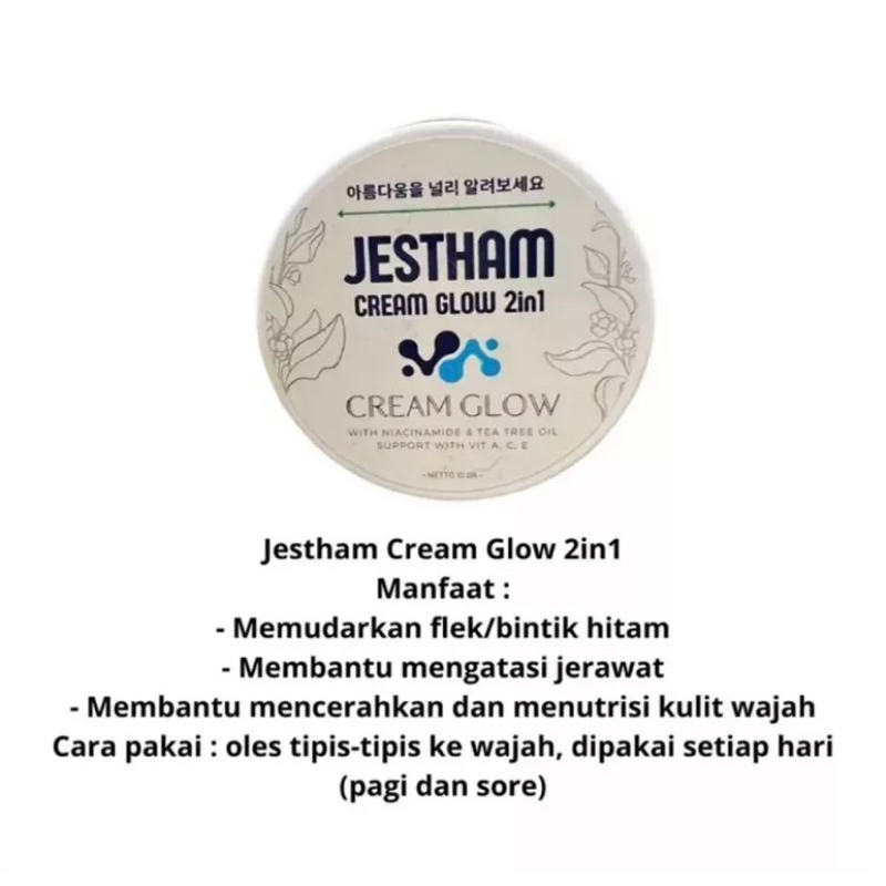 Jestham Cream Glow Light Korea