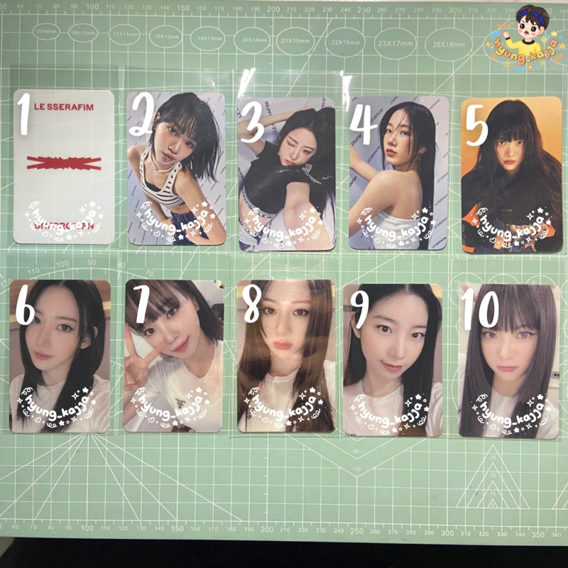 [READY] PC Photocard Le sserafim Unforgiven POB Ktown PB Photobook Compact ver. version Lesserafim H
