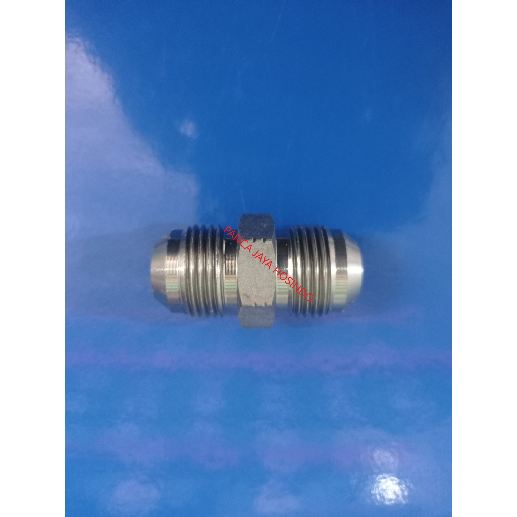 Double Nipple / Dobel Nepel 5/8 JIC MALE x 5/8 JIC MALE