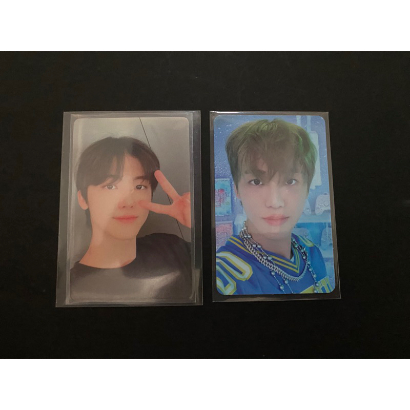 PHOTOCARD JAEMIN YZY R3 HOT SAUCE & LD GLITCH MODE