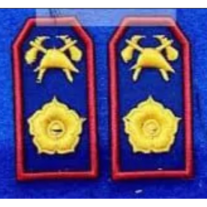 Pangkat Pemadam kebakaran Bordir Timbul 3D