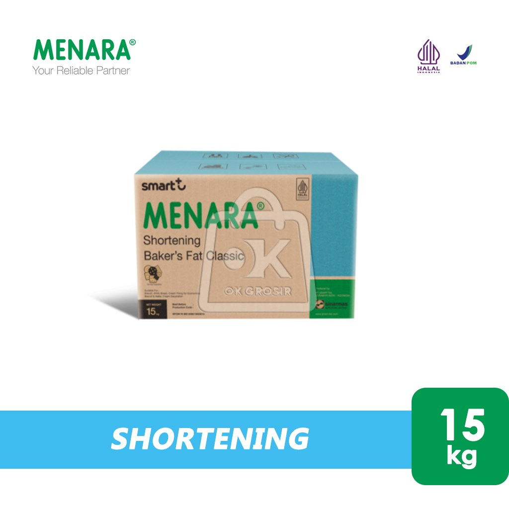 

Menara Baker's Fat Classic Shortening Buttercream (1 Dus 15 Kg)