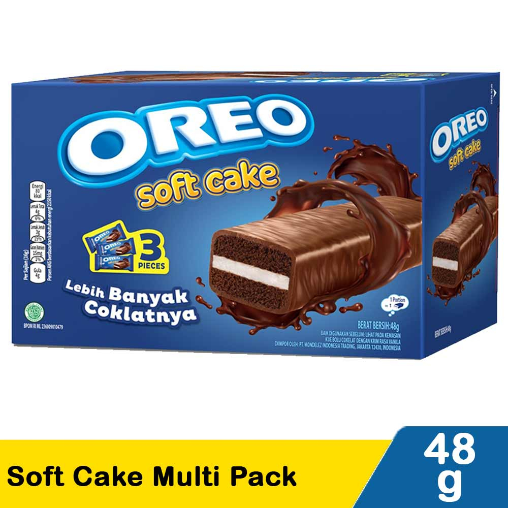 

Oreo Softcake Isi 3 pcs 48 gr