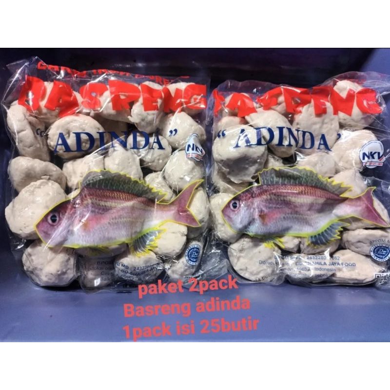 

1paket isi 2bungkus Basreng adinda