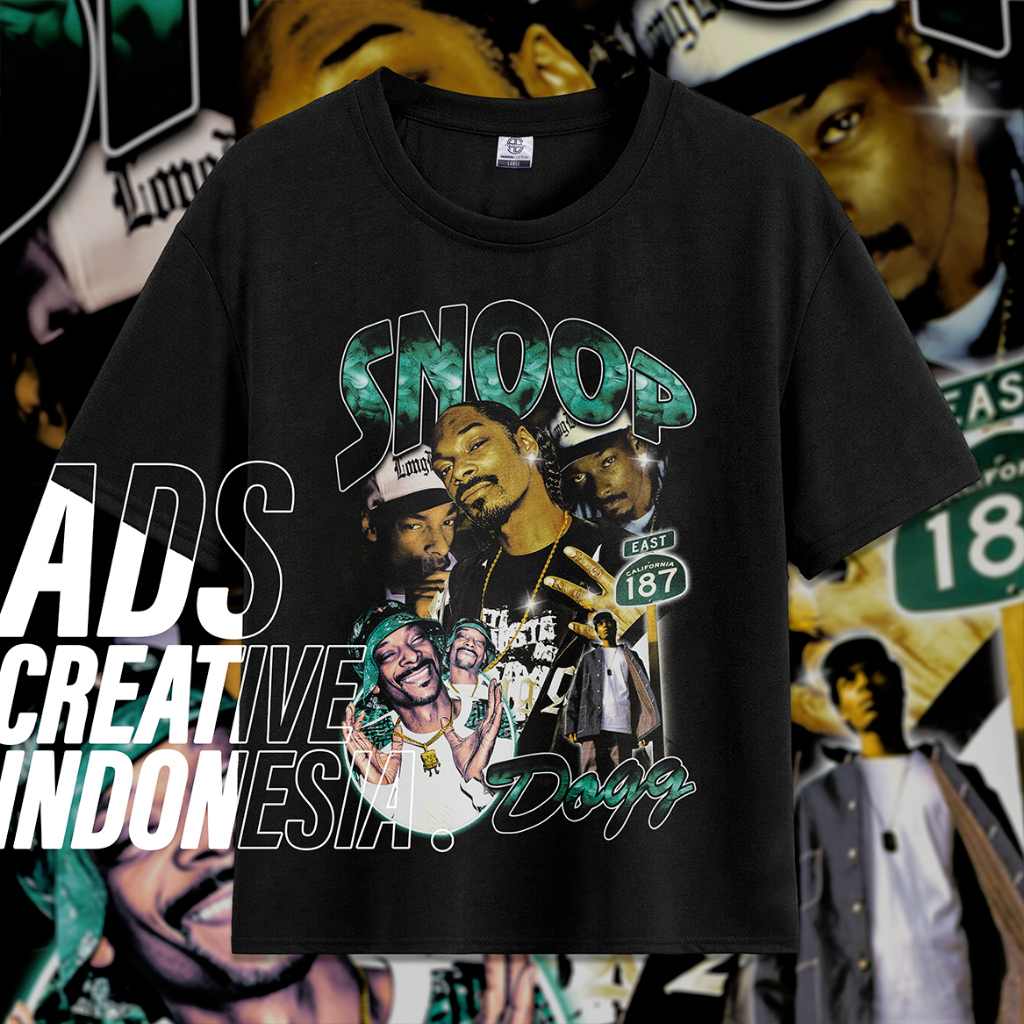 Kaos SNOOP DOGG l Snoop Dogg Bootleg Vintage Tshirt l Kaos Bootleg l Kaos Vintage l SPK46