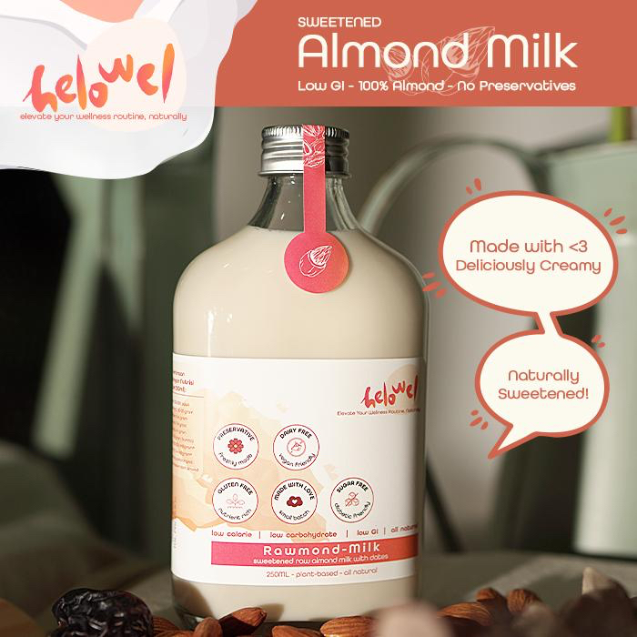 

Susu Almond Premium 250 ml Botol Kaca