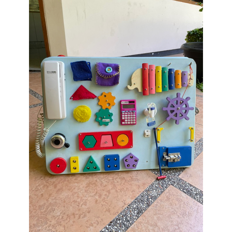 beezy board, mainan papan anak - preloved