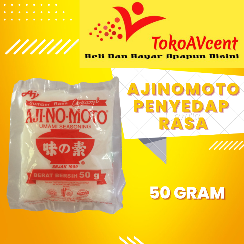 

AJI-NO-MOTO® Penyedap Rasa MSG Ajinomoto 50g (3 pcs)