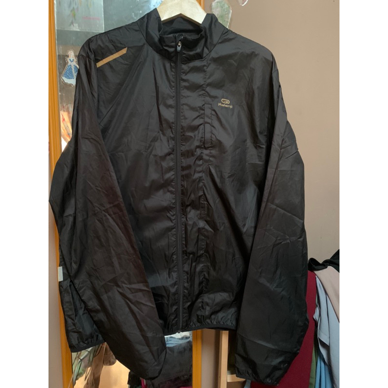 Jaket running merk Decathlon Kalenji / Jacket running Decathlon Unisex / Jaket running Ukuran L