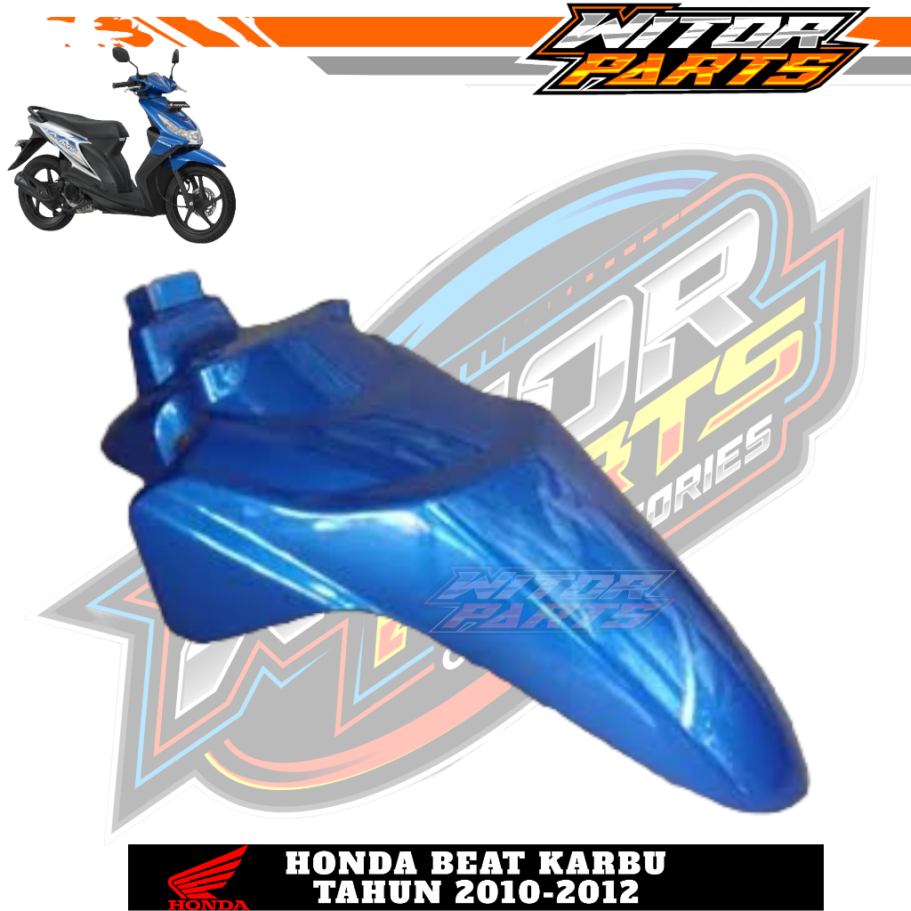 Spakbor Depan Beat Karbu Honda Beat Karbu 2010 2011 2012 Biru Muda / Spakbor Slebor Depan Beat Karbu