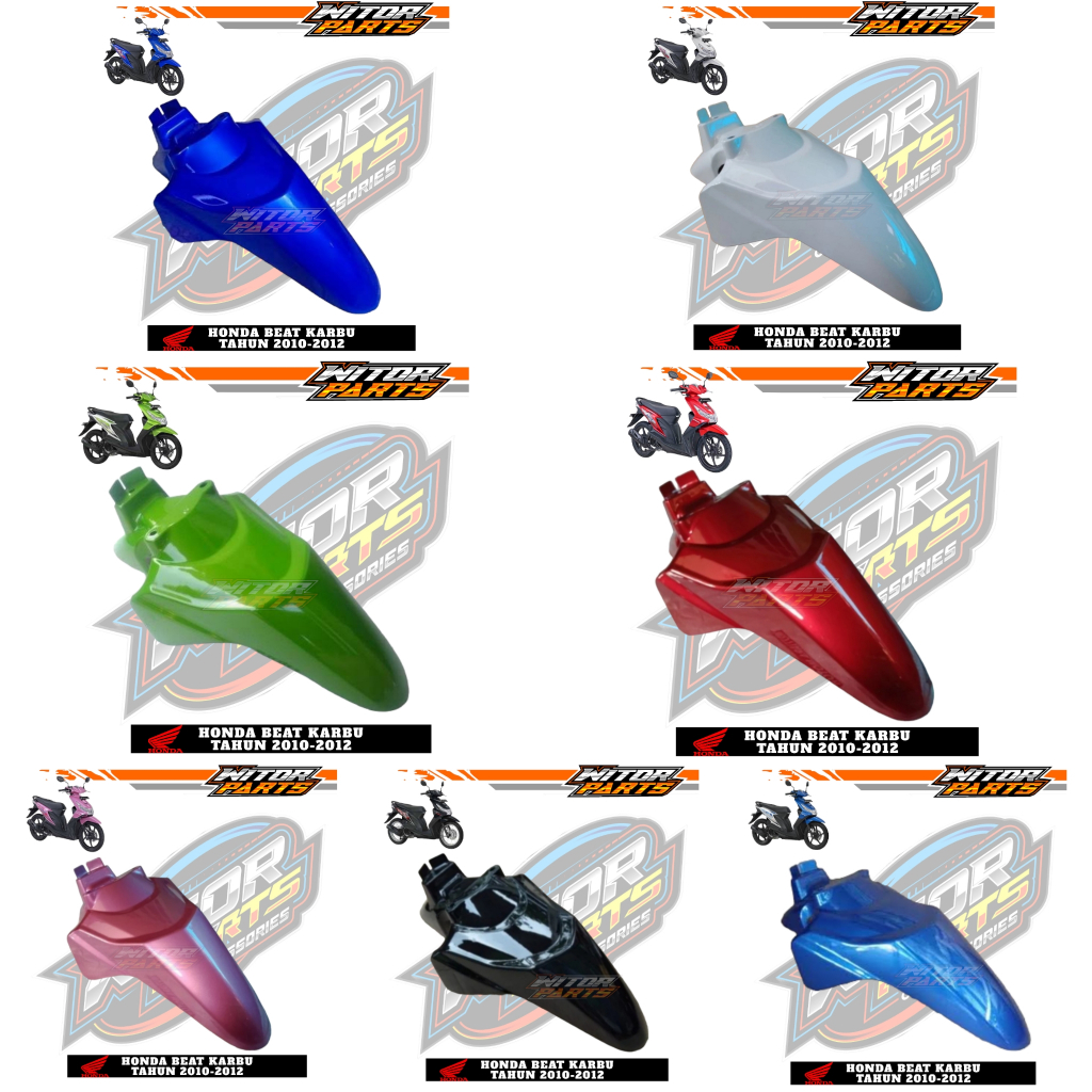 Spakbor Depan Beat Karbu Honda Beat Karbu 2010 2011 2012 / Spakbor Slebor Depan Beat Karbu / Spakbor