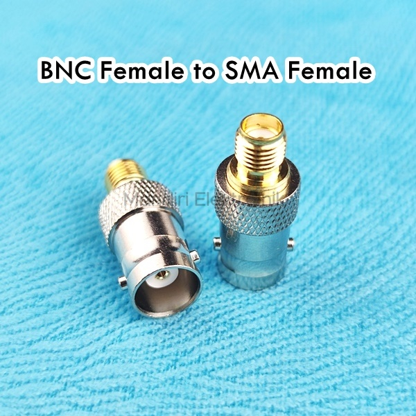 Konektor Adapter BNC Female ke SMA Female Good Quality BNC Female to SMA Female