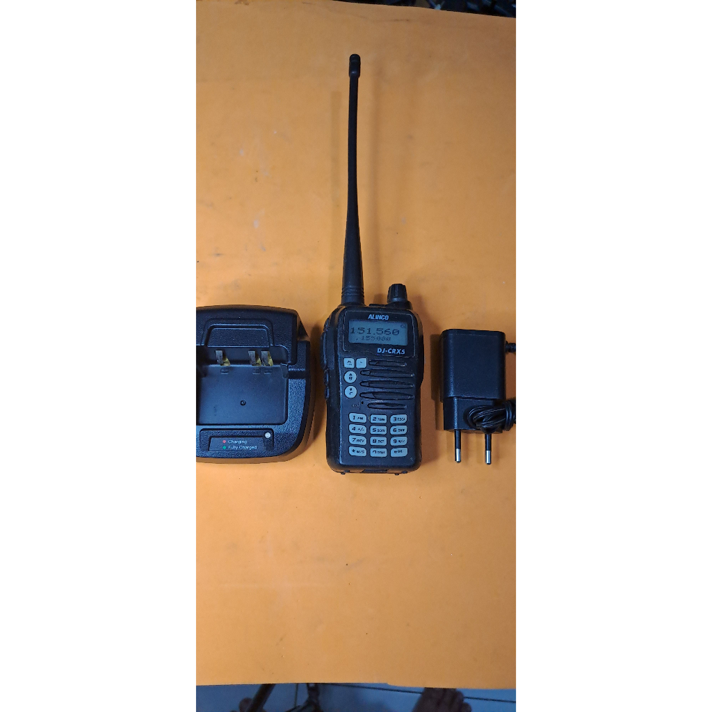 HT Alinco Dj-CRX5 Original Dual Band Uhf dan Vhf Mulus Alinco CRX 5 Kondisi Bekas Normal TX dan RX B