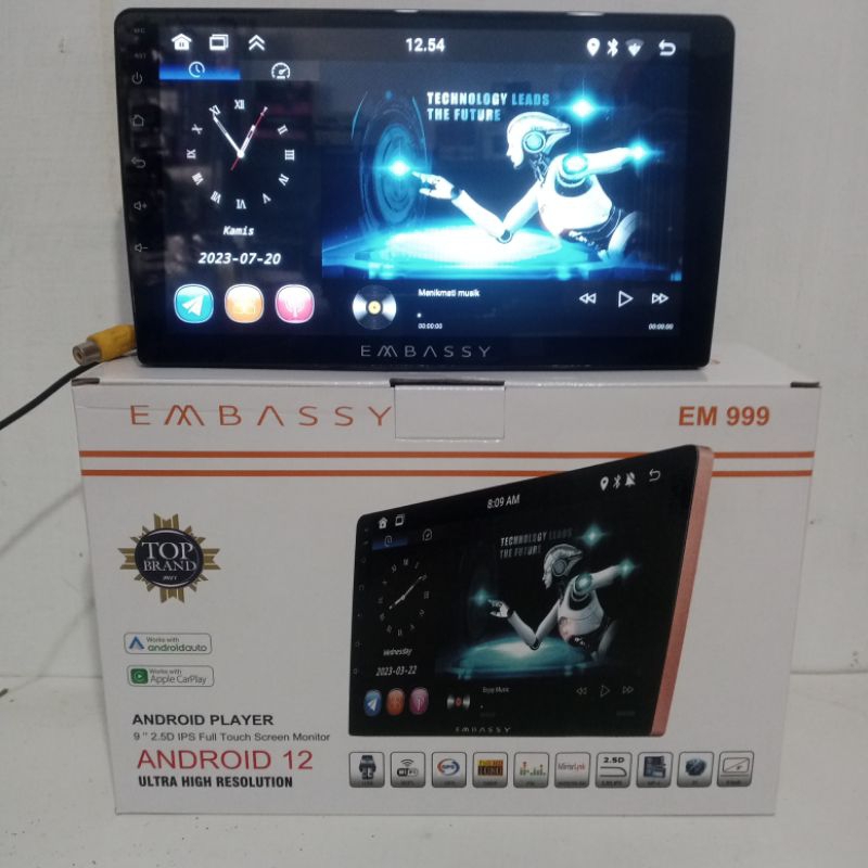 Android mobil 9 inch embassy VENUS ram 2/32