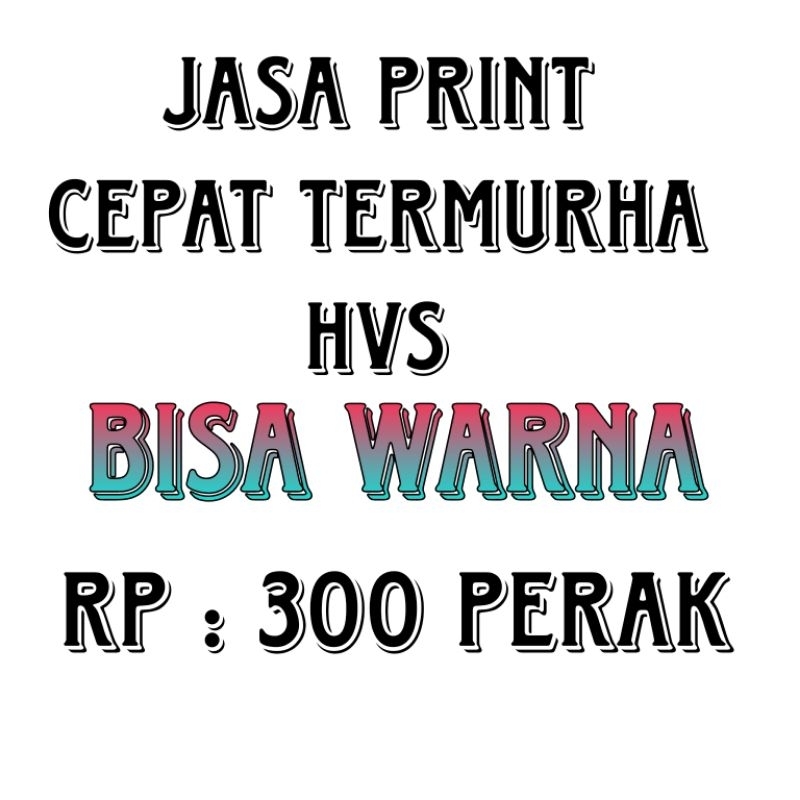 

JASA PRINT cepat kertas hvs termurah